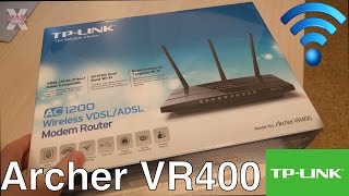 AC1200 Wireless VDSLADSL Modem Router Archer VR400 [upl. by Kcirrej]