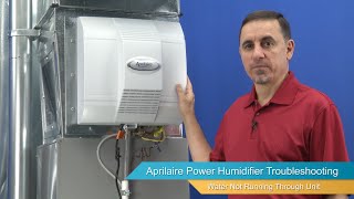 AprilAire Fan Powered Humidifier Troubleshooting  Water Not Running [upl. by Gamali]