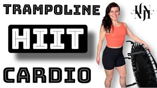 30 Minute Trampoline workoutHIIT Workout On Rebounder Follow Along Fitness [upl. by Marielle]