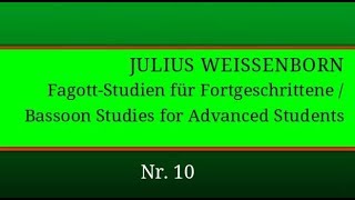 Julius Weissenborn op 82 Nr 10 [upl. by Eikcaj919]