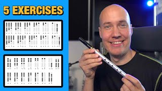 5 Tin Whistle Exercises for Beginners [upl. by Raynah]