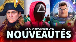 NOUVEAUX FILMS et SÉRIES qui arrivent du 21 au 26 novembre 2023 [upl. by Centeno]