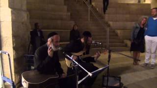 Orthodox Jewish musicians play Clapton in the Jerusalems mall 5 [upl. by Martel880]