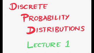 Introduction Random Variables amp Expected Value  Discrete Probability Distributions  Biostatistics [upl. by Baalbeer]