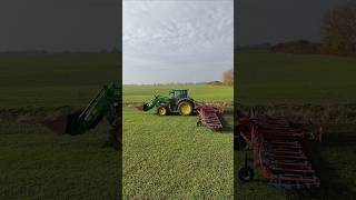 JOHN DEERE 6R 150 mit ein Hatzenbichler Striegel [upl. by Naejamron]