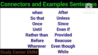 Connectors English Grammar  Connectors in English  English speaking practice [upl. by Sulakcin]