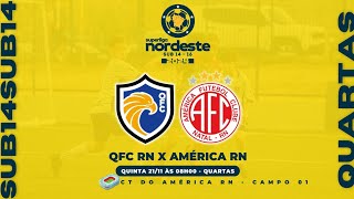 SUPERLIGA NORDESTE 2024  QUARTAS DE FINAL SUB 14  AMÉRICARN X QFC [upl. by Iht]