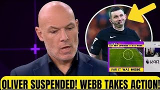 🚨REFEREE MICHAEL OLIVER SUSPENDED AFTER CHELSEA VS ARSENAL VAR DRAMA🔥 [upl. by Nivlad653]