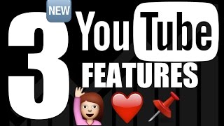 3 New YouTube Comment Features 🙋 Standout ❤️ Heart 📌 Pin [upl. by Osana103]