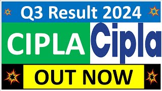 CIPLA Q3 results 2024  CIPLA results today  CIPLA Share News  CIPLA Share latest news today [upl. by Anitnegra359]