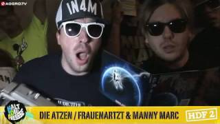 DIE ATZEN FRAUENARZT amp MANNY MARC HALT DIE FRESSE 02 NR 51 DISCO POGO OFFICIAL HD VERSION AGGROTV [upl. by Enialem44]