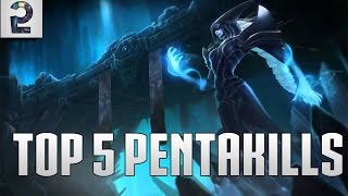 Top 5 Pentakills Lissandra [upl. by Gorges]