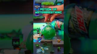 How To Make The Potion of Waterbreathing  Minecraft Cocktail potions minecraft sincitybartender [upl. by Yatnuahc]