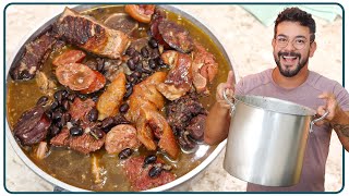 COMO FAZER FEIJOADA COMPLETA  Nandu Andrade [upl. by Eelik]