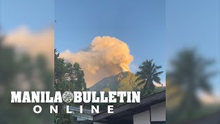 Mt Bulusan in Sorsogon spews ash anew [upl. by Shelden625]