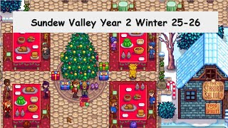 Stardew Valley  Year 2 Winter 2526 SDV StardewValley Gifts [upl. by Nylde]