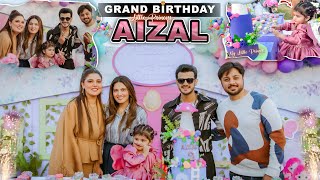 AIZAL KI GRAND BIRTHDAY CELEBRATION 😍Uncle Ny Areeb Ki Bisti Ker De 😂Sab Ka Pink Gari Py Reaction🩷 [upl. by Rozina]