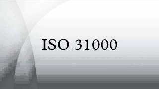 ISO 31000 [upl. by Feledy]