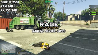 RageMP Server JGVRP On Core I5 2500 RX 550 4GB Ram 8GB  Test Game I5 2500 RX 550 4GB 3 [upl. by Anehc]