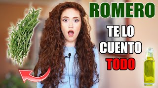 TODOS los USOS del ROMERO PARA TU CABELLO 🌿  CRECIMIENTO DEL PELO  Método Curly NATURAL  Aceite ✨ [upl. by Nivlac]