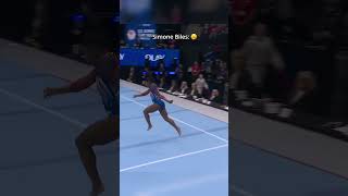 Remember Simone is over a foot shorter too🤯 gymnastics ronaldo simonebiles jump [upl. by Oswal]