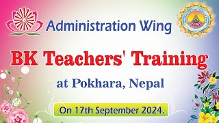 LIVE 🔴 ।। Administration wing  BK Teachers Training l। 17092024 [upl. by Warchaw]