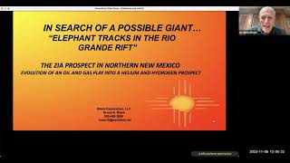 AAPG PSGD Webinar OIL AND GAS PLAY TURNS INTO A PRIME HELIUM PROSPECT  RIO GRANDE RIFT by Dr Black [upl. by Macdonald]