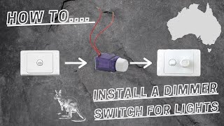 How To Install A Dimmer Switch For Your Lights 2024 [upl. by Amesari614]