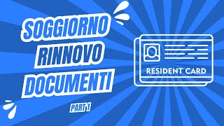 Documenti necessari per il rinnovo del permesso di soggiorno Part 1 USI CAF [upl. by Kilby911]