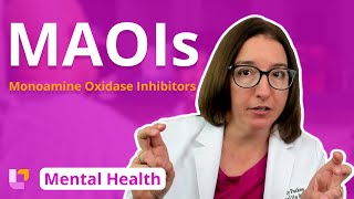 MAOIs Monoamine Oxidase Inhibitors Therapies  Psychiatric Mental Health  LevelUpRN [upl. by Collins]