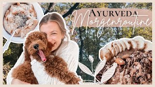 Meine Ayurvedische MORGENROUTINE für den Herbst mit Welpe 🐶 [upl. by Cathee]