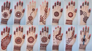 Top 50 mehndi designs karwachauth gol tikki amp tricks mehandi designs backhandArabic henna mehndi [upl. by Sanger]