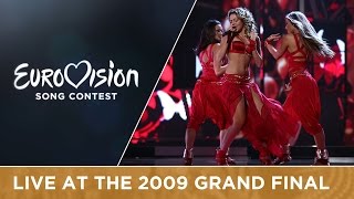 Hadise  Düm Tek Tek  Türkiye 🇹🇷  Grand Final  Eurovision 2009 [upl. by Sundberg]