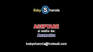 ANAMELBA  ACEPTARE DEMO karaoke baby shannia [upl. by Adieren393]