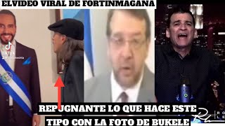 REPUGNANTE LO QUE HACE ESTE TIPO CON AL FOTO DE NAYIB BUKELE EL VIDEO QUE SE HA HECHO VIRAL [upl. by Odnamra74]