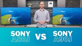 Sony 2021 OLED Comparison A80J vs A90J [upl. by Nonnek]