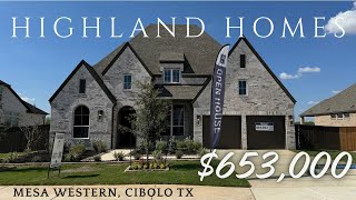 Highland Homes Plan 213D for Sale Cibolo Tx [upl. by Lacee]