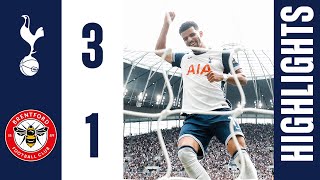 TOTTENHAM HOTSPUR 31 BRENTFORD  PREMIER LEAGUE HIGHLIGHTS  SOLANKE SCORES FIRST SPURS GOAL [upl. by Annais]