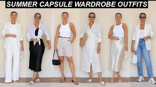 55 CASUAL amp CHIC SUMMER OUTFITS USING WARDROBE STAPLES [upl. by Ligriv982]