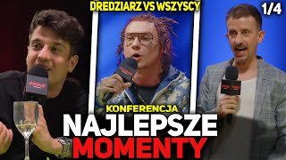 DREDZIARZ VS WSZYSCY  KONFERENCJA PRIME MMA 8  NAJLEPSZE MOMENTY 14 [upl. by Notsuj340]