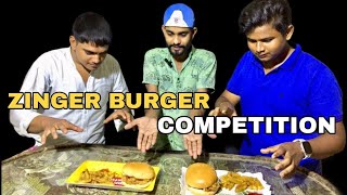 Zinger burger ka challenge vlog [upl. by Jair]