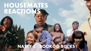 Nasty C Lil Gotit Lil Keed  Bookoo Bucks  Housemates Reactions [upl. by Grogan160]