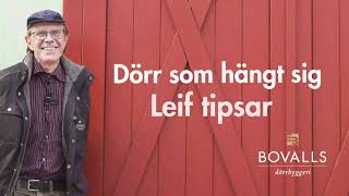 Hur fixar man en dörr som hängt sig Leif tipsar [upl. by Laresa]