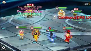 Summoners War  Mock battle 19 Weight of Stone  3 stars Updated  January 2024 [upl. by Rudyard263]