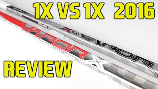 Bauer Vapor 1x VS 1x 2016 Hockey Stick Review  What has changed [upl. by Accem315]