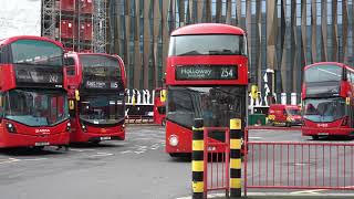 Londons Buses at Aldgate station on 19th February 2020 [upl. by Sunev]