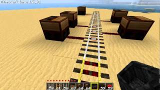 Minecraft Detector Rail Activated Note Blocks [upl. by Mandie]