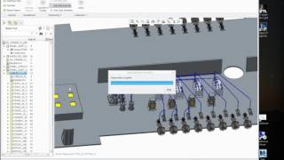 AutoRouting Pipeline Demo Cables  Creo 2 M230 [upl. by Atinus]