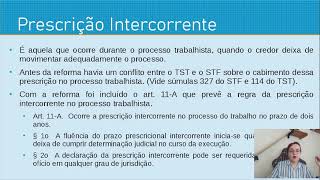 Aula prescrição e decadência  Direito do Trabalho [upl. by Filbert530]