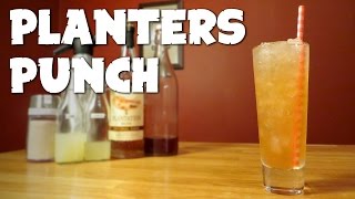 Planters Punch  the Classic Dark Rum Cocktail Trader Vics Recipe [upl. by Avonasac]